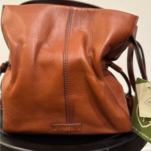 Fossil Women's Brown Leather Bag